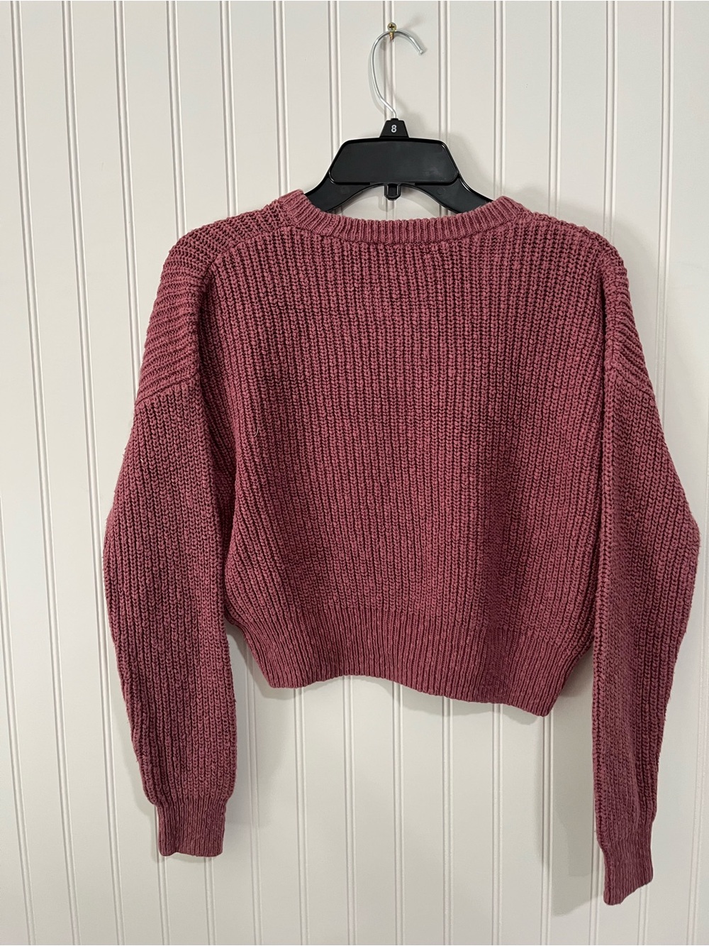 Madewell Ribbed Crewneck Sweater in Dusty Rose - Picture 5 of 6
